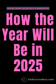 the text how the year will be in 2055 on a black background with pink lettering