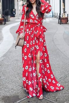 Embrace enchantment in our Wondrous Floral Deep V Maxi Dress. This captivating dress features a deep V neckline and a stunning floral pattern that exudes timeless beauty. Flowy Floor-length Dress For Date Night, Long Sleeve Floral Print Maxi Dress, Flowy Long Sleeve Wrap Dress, Long Chiffon Dress For Date Night, Flowy Chiffon Wrap Dress, Flowy Long Sleeve Maxi Dress For Date Night, Summer V-neck Long Sleeve Dress For Date Night, Flowy Floor-length Dresses For A Day Out, Flowy Floor-length Dress For Day Out