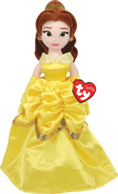 Ty Inc Ty Inc Belle Princess - Little Miss Muffin Children & Home Worlds Colliding, Ty Plush, Disney Belle, Disney Princess Belle, Yellow Gown, Beanie Buddies, Sparkling Eyes, Baby Doll Accessories, Belle Disney