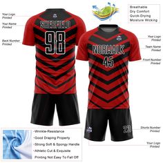 Order the jersey with special name & number you want from our shop, making a vibrant look on the field or daily life! Features: 1. Material: Made from 100% polyester wicking knit with 95% polyester / 5% spandex wicking pinhole mesh 2. Jerseys with sublimation printed name and numbers 3. Moisture-wicking fabric has spongy handle, good draping property and elasticity as well as good dimensional stability and wrinkle-resistance 4. Breathable & Quick-Drying 5. Athletic Cut & Exquisite stitching not Soccer Uniforms, Custom Fans, Cheap Custom, Soccer Jersey, Moisture Wicking Fabric, Body Shapes, Daily Life, Sublimation Printing, Moisture Wicking