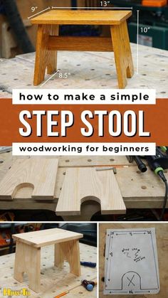 how to make a simple step stool for beginners