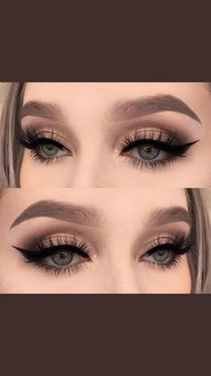 Black Smokey Eye Makeup, Fall Eye Makeup, Hooded Eye Makeup Tutorial, Concert Makeup, Eye Makeup Techniques, Rave Makeup, Hooded Eye Makeup, Eye Makeup Steps, Wedding Makeup Looks