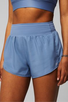 Sun Chaser 3" Short Fabletics blue female Activewear >> Womens >> Bottoms >> Shorts regular Running/Training Hidden Pockets Track Fits, Colorful Workout Outfits, Female Activewear, Summer Room, Volleyball Shorts, Hit The Gym, Running Short, Clothes Wishlist, Athleisure Outfits