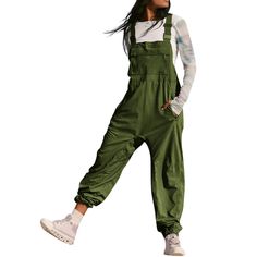 Lasaky - Stylish Casual Overall Jumpsuit with Tapered Legs Work Overalls, Sweat Vintage, Workwear Overalls, Overalls Vintage, Overall Jumpsuit, Casual Workwear, Workwear Fashion, Leggings Casual, Women Cargos