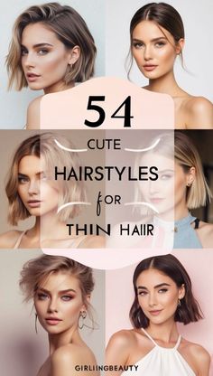 Hot Shoulder-Length Haircut Ideas for 2024 Fancy Hairstyles For Fine Hair, Style Thinning Hair, Attractive Hairstyles, Event Hairstyles, The Right Hairstyles, Office Hairstyles, Easy Hairdos, Hair Mistakes