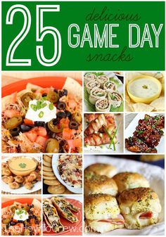 25 delicious game day snacks that are easy to make