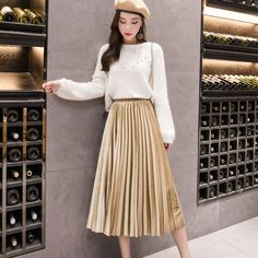 Bumper Summer Sale High Waist Formal Long Maxi Pleated Skirt(Velveted) Product Type: Skirt Women Material: Polyester Fabric Type: Soft, Thick, Warm Style: Casual Wear Size Waist(Cm) Length(Cm) S 60-80 74 M 64-84 75 L 68-88 76 Xl 72-92 77 2xl 76-96 78 Beige Long Skirt With Pleated Hem, Beige Long Skirt With Pleated Waist, Chic Pleated Full-length Maxi Skirt, Beige Pleated Relaxed Maxi Skirt, Beige A-line Pleated Maxi Skirt, Long Plaid Skirt, Silk Slip Skirt, Silk Maxi Skirt, Sweater Dress Oversized