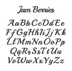 some type of font that has been drawn in black ink on white paper, with the letters