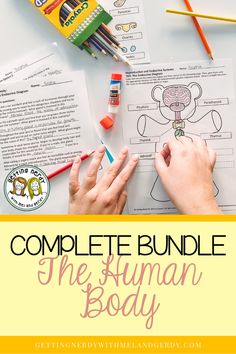 the complete worksheet for an animal body study