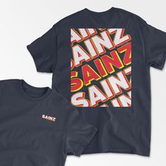 Sainz Inspired Racing T-shirt Motorsport Driver Tee Race Week Gift - Etsy San Jose Ca, San Jose, Motorsport, Labour Day, Gender Neutral, Bathing Beauties, Adult Outfits, Ships, Tops & Tees