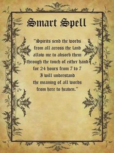 Spells an Wickery - Etsy Study Spell, Witches Tools, Pagan Grimoire, Wizard Spells, Witches Journal, Real Spells