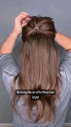 Braids Hairstyles Simple, Women Braids Hairstyles, Easy Hair Updos, Hair Tutorials For Medium Hair, Penteado Cabelo Curto, Hair Braids, Hairdo For Long Hair, Easy Hairstyles For Long Hair, Good Hair Day