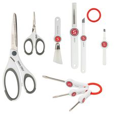 the scissors are all different sizes and shapes