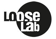 close lab logo with the words close lab in white on a black and white background