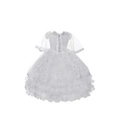 393_3.jpg?0 Fitted Tulle First Communion Dress With Ruffles, Tulle First Communion Dress With Ruffles For Wedding, White Tulle First Communion Dress With Ruffles, Organza First Communion Dress With Ruffles, Fitted Princess Baptism Dress In Organza, White Organza Baptism Dress With Ruffles, Princess Style White First Communion Dress With Ruffles, Fitted Princess Organza First Communion Dress, Fitted Organza Princess First Communion Dress