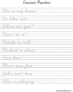 cursive practice sheets printable Cursive Writing Activities, Cursive Sentence Practice Worksheets, Cursive Tracing Worksheets, Practice Cursive Writing Free Printable, Cursive Writing Practice Sheets Free Printable, Cursive Handwriting Practice Sentences, Cursive Practice Sheets Free Printable, Cursive Worksheets Printables Free, Hand Writing Practice Free Printable