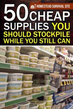 In today's uncertain times, it's more important than ever to be prepared for anything. That's why we've created this essential list of 50 cheap supplies you should stockpile while you can. From long-lasting food items to important hygiene products, our comprehensive guide will help ensure you have everything you need to face any challenges life may throw your way. Read on to discover the best bargains that could make all the difference in an emergency situation. Stock Pile Food List, Survival Foods That Last Forever, Stockpiling Food, Fitness Cake, Emergency Preparedness Items, Emergency Preparedness Food Storage