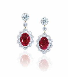 Titanic Jewelry, Mogok, Black Gold Jewelry, Jeweled Earrings, Ruby Earrings, Ruby Jewelry, Royal Jewelry, Elegant Necklaces, Stunning Jewellery