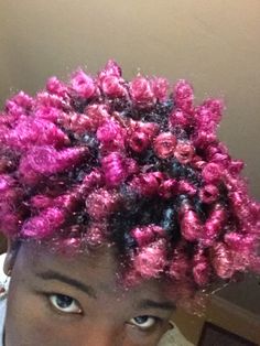 Perm Rods on Colored Natural Hair Colored Natural Hair, Hair Color Idea, Perm Rods, A Vision Board, Natural Hair Color, Perm, Hair Inspo, Natural Hair, Natural Hair Styles