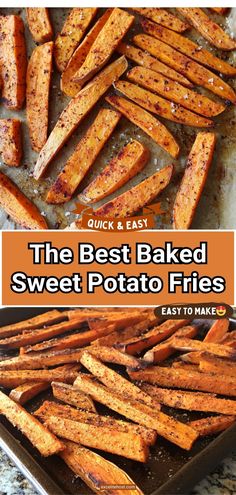 the best baked sweet potato fries