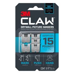 3m clear drywall picture hangers