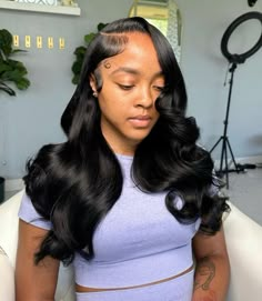 Braid Inspiration, Dyed Hair Inspiration, Blowout Hair, Hair Life, Baddie Hairstyles, Hair Pictures, Black Girls Hairstyles, Weave Hairstyles, Pretty Hairstyles