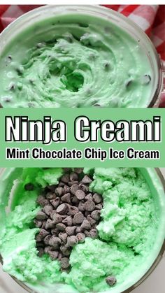 Ninja Creami’s Mint Chocolate Chip Ice Cream is a guilt-free treat—creamy, refreshing, and made with simple, delicious ingredients. Healthy Mint Chocolate Chip Ice Cream, Homemade Froyo, Creami Recipies, Ice Cream Maker Recipes Healthy, Homemade Ice Cream Recipes Machine, Deserts Recipes, Ninja Creamy