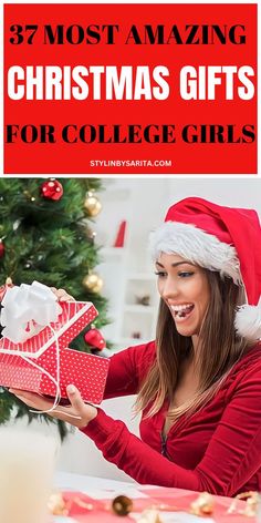 Christmas gifts for college girls College Christmas List, Adult Christmas Gift Ideas, Gifts For College Girls, Teens Christmas Gifts