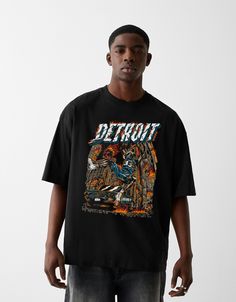 Explore our exclusive collection of skull-themed NBA T-shirts, designed for true basketball enthusiasts. These unique tees blend the fierce spirit of basketball with edgy skull designs, perfect for showcasing your love for the game with a bold twist. High-Quality Material: Crafted from premium cotton for maximum comfort and durability. Unique Designs: Each T-shirt features a distinctive skull-themed graphic inspired by your favorite NBA teams. Versatile Wear: Ideal for casual outings, game days, Band Merch Tops With Graphic Print For Fans, Urban Tops With Graphic Print For Fan Merchandise, Urban Tops With Graphic Print For Fans, Urban Graphic Print Tops For Fan Merchandise, Urban Style Graphic T-shirt For Sports Events, Graphic Print T-shirt For Fan Gear In Relaxed Fit, Graphic Print T-shirt For Fan Gear With Relaxed Fit, Graphic Design T-shirt For Streetwear Fan Apparel, Urban Style Graphic Print T-shirt For Sports Events