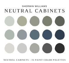 the neutral palettes are available in several different colors, including blue and gray tones