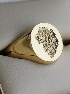 Men Ring Ideas, Mens Ring Designs Gold, Mens Gold Ring Vintage, Men Rings Gold, Mens Gold Signet Rings, Gold Rings For Men, Gents Ring, Coats Of Arms