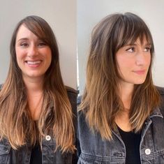 Haircuts For Fine Straight Hair, Flattering Haircuts, Layered Haircuts With Bangs, Long Face Shapes, Choppy Bangs, Fine Straight Hair, Texture Spray, Shoulder Length Hair Cuts, Salt Spray