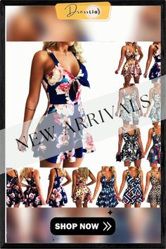 Womens Straps Chest Bow Tie Printed Loose Romper Dress Jumpsuit Shorts Off Shoulder Slim Beauty Beach Dress Shorts Strap Playsuit Summer Beach Jumpsuits And Rompers Mini Length, Summer Beach Mini Jumpsuits And Rompers, Floral Print Mini Jumpsuits And Rompers For Vacation, Summer Floral Print Mini Jumpsuits And Rompers, Floral Print Mini-length Jumpsuits And Rompers For Vacation, Summer Floral Print Mini Jumpsuit Or Romper, Summer Floral Print Mini Jumpsuit, Summer Floral Print Mini Romper, Summer Floral Mini Romper