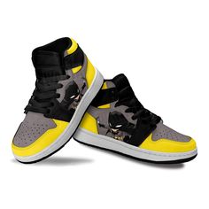 Batman Superhero Kid Sneakers CustomAll of our Kid JD Sneakers styles are custom-made-to-order and handcrafted to the highest quality standards. High-quality rubber sole for traction and exceptional durability. Lace-up closure for a snug fit. Material: Microfibre leather: chemical & abrasion resistance, anti-crease, aging resistance Eco-friendly and 100% Vegan Leather. Please allow 7-10 business days to receive a tracking number while your order is hand-crafted, packaged and shipped from our fac Custom Batman, Superhero Kids, Superhero Batman, Kids Sneakers, Our Kids, Snug Fit, Sneakers Fashion, Vegan Leather, Batman