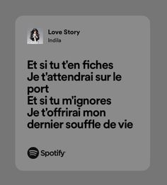 an advertisement with the words love story written in black on a gray background and white lettering