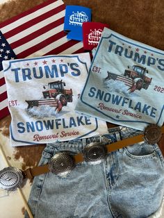 Trump's Snowflake Removal Service Graphic TeeLight AshS Cricket Tee Shirt Ideas, Snowflake Shirt Ideas, Country Tshirt Ideas, Lake Outfits, Closet Wishlist, Western Tee, Vinyl Ideas, Abstract Flower, Adirondack Chairs