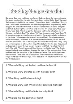 reading worksheet for children to practice reading the book, which is also in english and