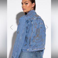 This Jacket Is To Die For!! It Is New With Tags!! Could Fit A Medium Slightly Over Sized Or A Large! Comment Any Questions:)) Trendy Light Blue Denim Jacket For Fall, Trendy Light Blue Denim Jacket For Spring, Trendy Light Blue Denim Outerwear, Azalea Wang, Over Sized, Color Blue, Jackets & Coats, Jackets For Women, Tags