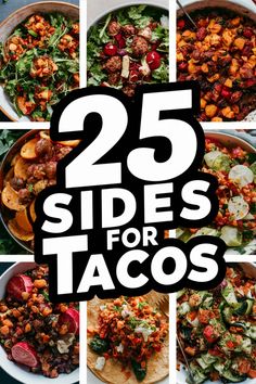 the cover of 25 sides for tacos