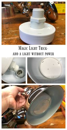 the magic light trick add a light without power