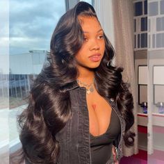 Super Easy Install, Beginner Friendly Soft&Durable, Can be Restyled & Dyed Pre Plucked with Baby Hair Can Be Mid & Side Parted Hair Information Hair Material 100% Human Virgin Hair Lace Size 13x6/5x5 Hair Texture Body Wave Wig Length 16-30 Inches Density 180% Cap Size Average Size 22.5″ Adjustable Size Last for Over One Year Under Proper Care Delivery time USA 3-5 Days, Others 5-7 Days Payment PayPal/ Debit / Credit Card/ Klarna Installment Return Policy 30 Days No Reason Return Free Gifts Wig C Black Hairstyles, Body Wave Wig, Body Wave Hair, Frontal Wig, Hair Quality, Black Natural Hairstyles, Natural Hair Color, Hd Lace, Brazilian Hair