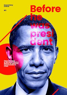 Obama Modern Creative Poster Idea - 35. Improve almost any photograph with a duotone Creative Poster Ideas, Poster Examples, Rock Kunst, Mises En Page Design Graphique, Design Campaign, Poster Idea