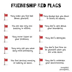 Friendship Red Flags, Red Flag Quotes, Jealousy Friends, Flag Quotes, When To Let Go, Philosophy Of Life, Math Genius, My Purpose In Life, Mental Health Facts