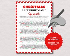 the christmas left right game is now available