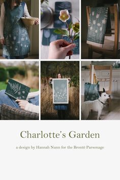 the cover of charlotte's garden by hannah nunn for the brochure passage