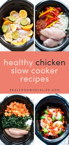 healthy chicken slow cooker recipes