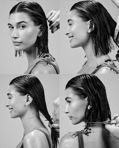 Hailey Baldwin Hair, Messy French Braids, Hairstyles For All Hair Types, Sleek Hairstyles, Bob Haircut, All Hair Types, Layered Haircuts