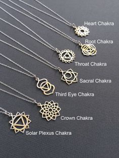 Spirtual Necklaces, Chakra Necklace Crystals, Etsy Necklace, Necklace Spiritual, Sterling Silver Charm Necklace, Spiritual Necklace, Silver Charm Necklace, Necklace Charms, Chakra Necklace