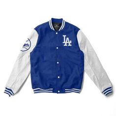 Los Angeles Dodgers Varsity Jacket – MLB Varsity Jacket Leather Varsity Jacket Features: leather varsity jacket that doesn’t comply with anyone else’s fashion. A varsity jacket that gives you comfort, style, and affordability in price. Undoubtedly this look of this classic varsity jacket is getting to be widespread in high school teams and senior classes […] White Varsity Jacket, Dodgers Jacket, Leather Varsity Jackets, Baseball Teams, College Jackets, Letterman Jacket, Puffy Jacket, Leather Sleeve, Indianapolis Colts