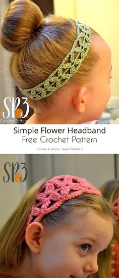 Crocheted Hairbands Free Patterns, Free Crocheted Headband, Free Headband Crochet Patterns, Crochet Toddler Headband, Crochet Pattern Baby Headband, Quick Crochet Headband, Crochet Patterns Free Headband Hair Accessories Head Bands, Crochet Boho Headband, Crochet Thread Headband Pattern Free